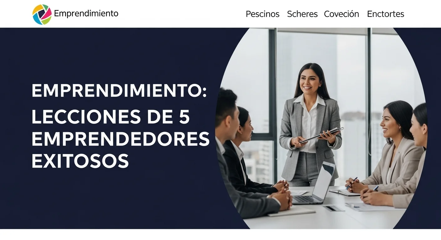 Mujer emprendedora mexicana liderando una reunión de trabajo, simbolizando el éxito de las 5 mujeres emprendedoras en el ecosistema actual.